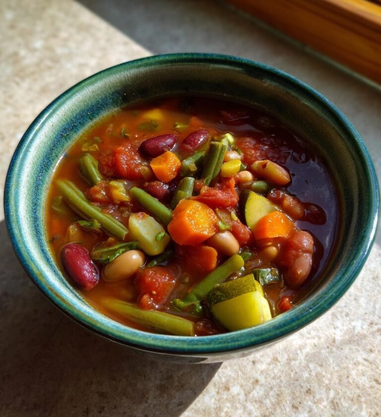 slow cooker minestrone soup recipe