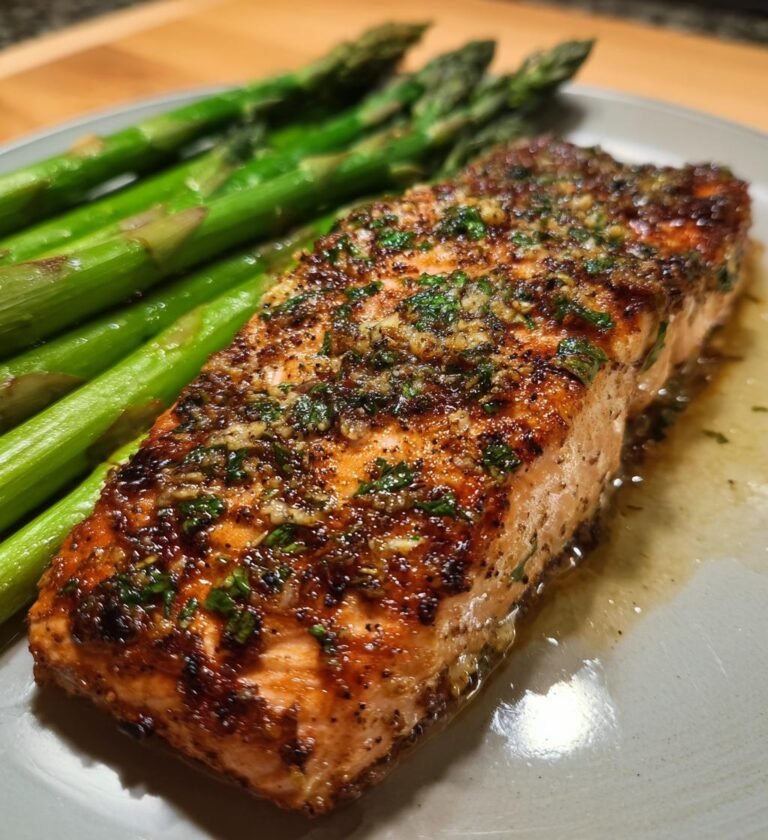 air fryer garlic butter salmon recipe