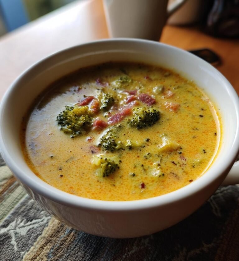 slow cooker broccoli cheese soup recipe