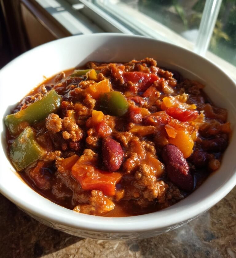 slow cooker beef chili recipe hearty