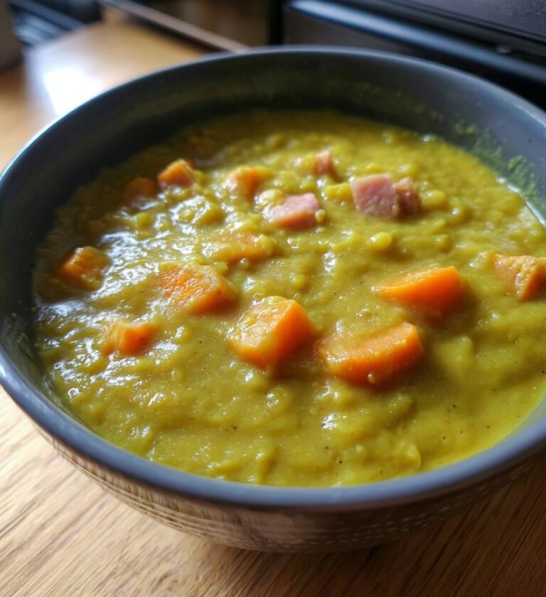 slow cooker split pea soup recipe