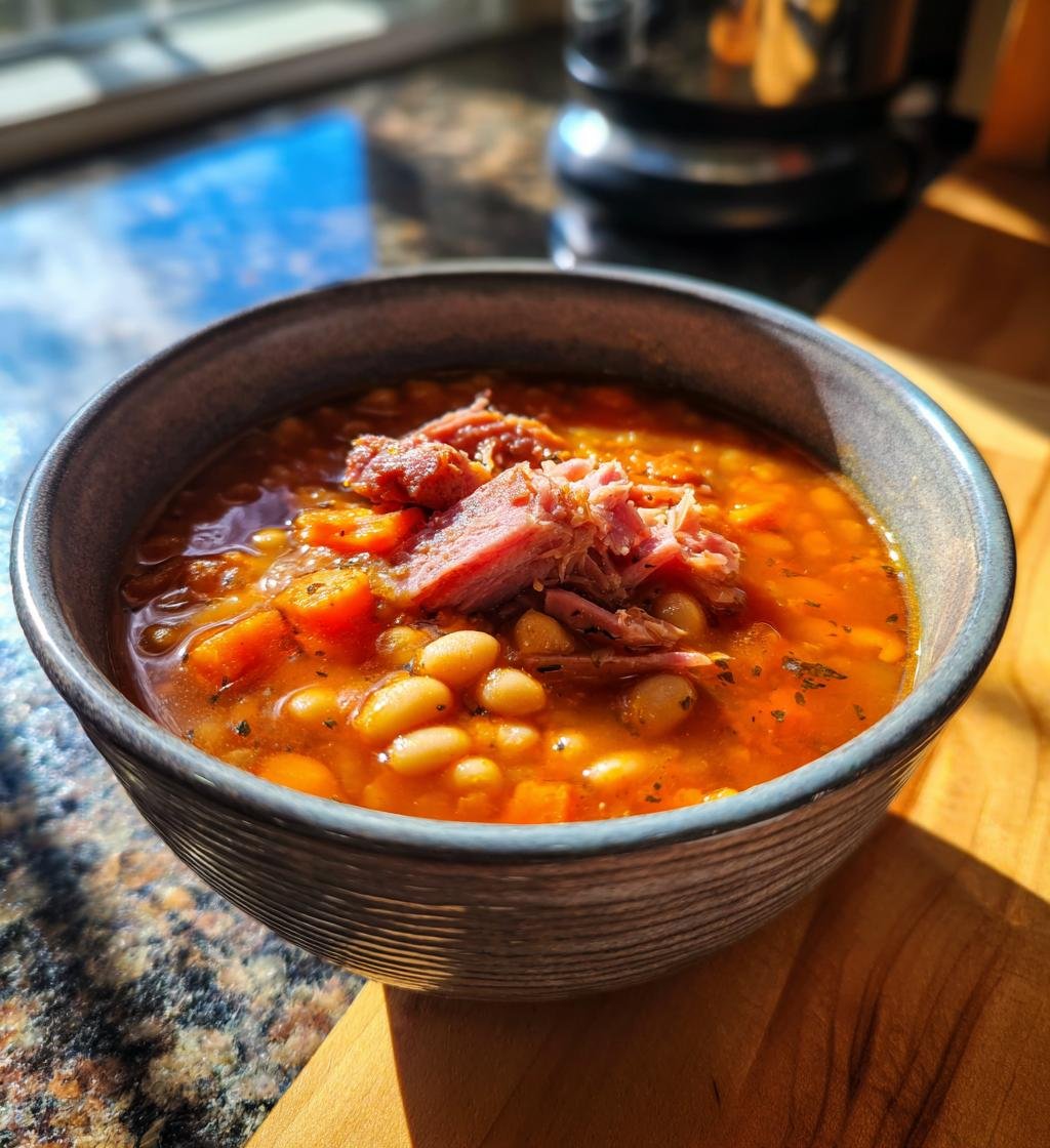 Slow Cooker Ham and Bean Soup Recipe - Best Homemade Comfort Food