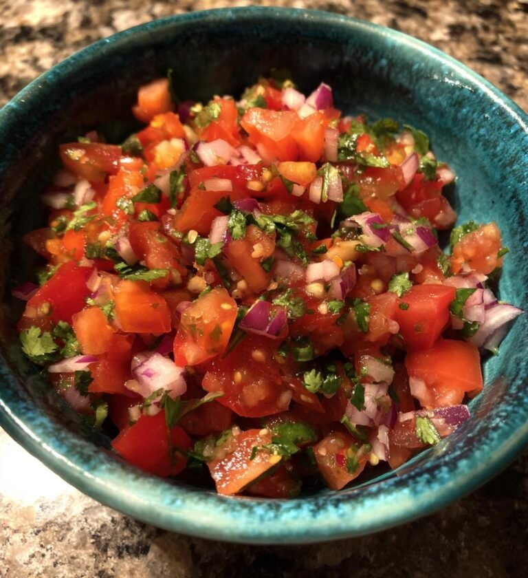 homemade fresh tomato salsa for summer cookouts