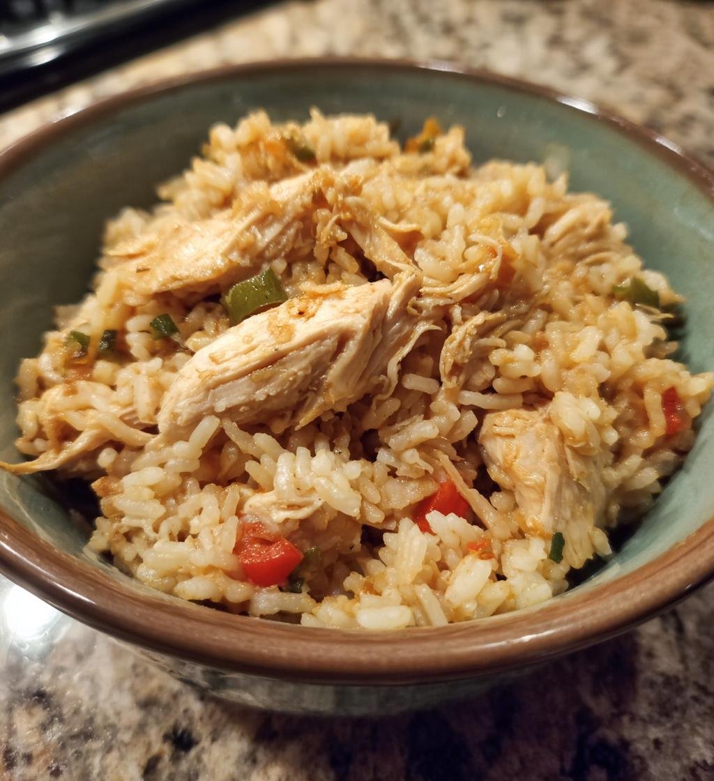slow cooker chicken and rice for summer meal prep