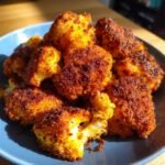 crispy air fryer buffalo cauliflower bites recipe