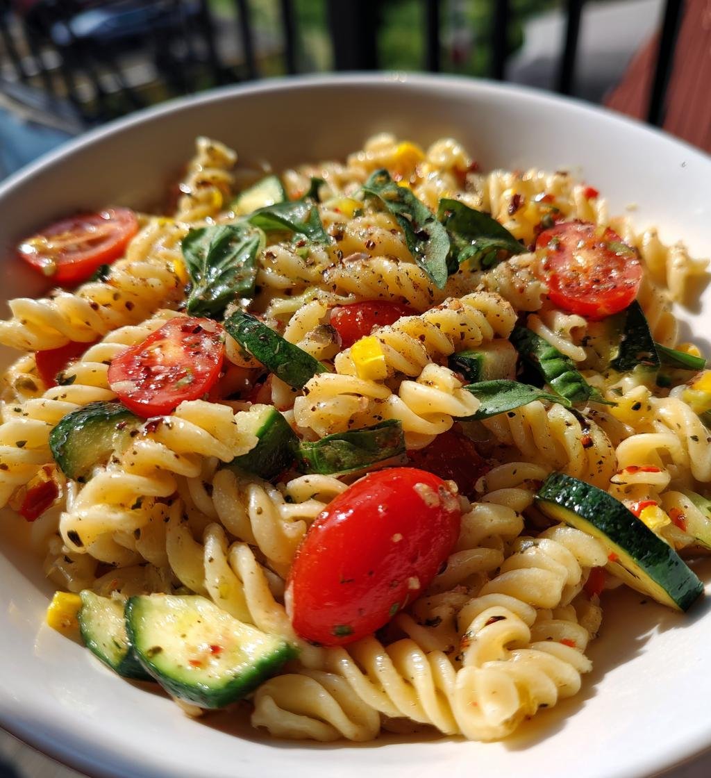 Easy Summer Pasta Salad with Italian Dressing - Fresh & Delicious