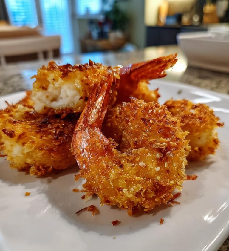 crispy air fryer coconut shrimp for summer parties
