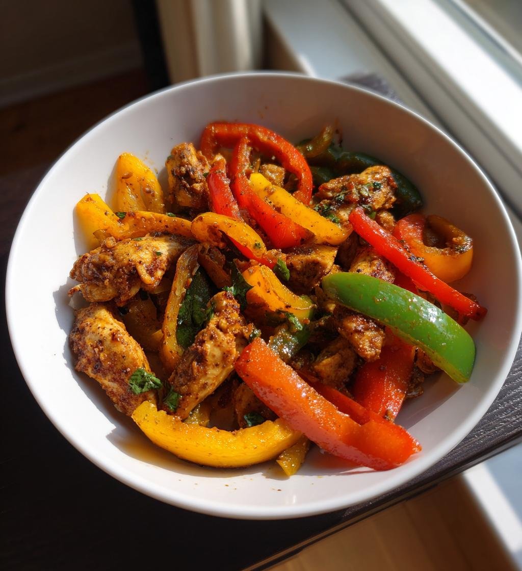 Air Fryer Chicken Fajitas for Quick Summer Dinners - Juicy & Delicious
