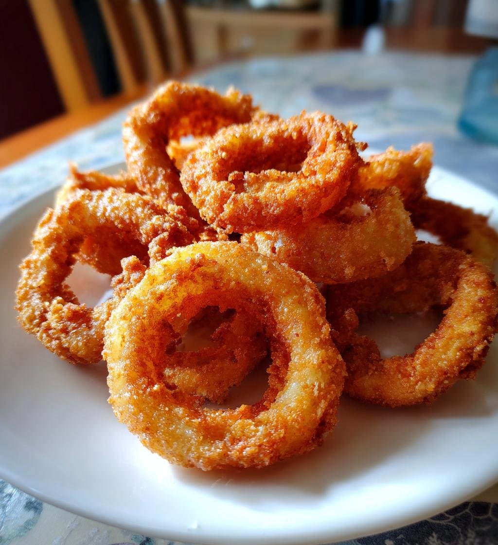 Crispy Air Fryer Onion Rings for Backyard BBQ - Easy and Delicious