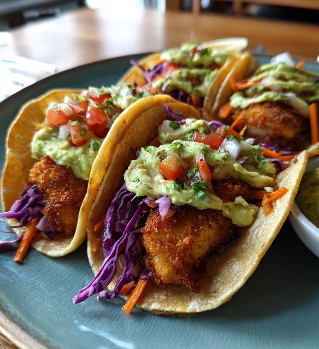 Air Fryer Tilapia Tacos with Avocado Crema – Easy & Delicious Recipe