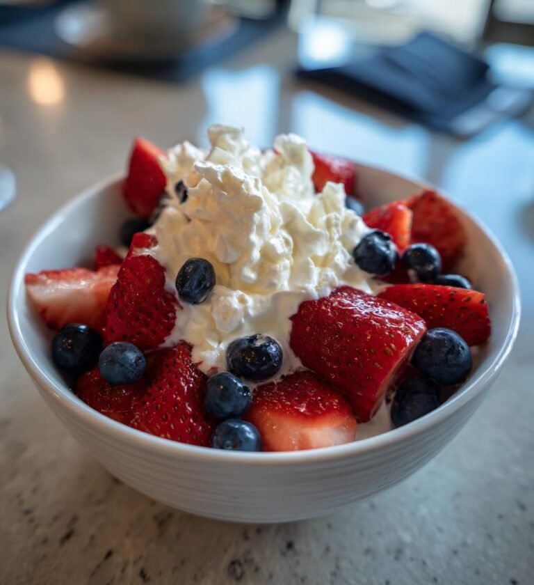 homemade red white and blue fruit salad recipe