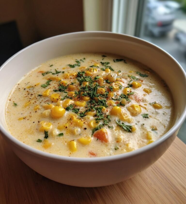 homemade summer corn chowder for family dinners